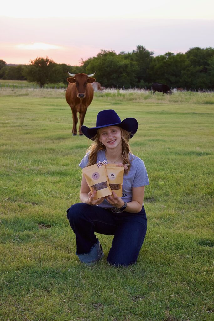 alle pose with cow
